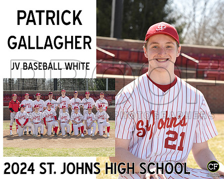 StJSpringTeams24 WEB JV Baseball White Gallagher Patrick_ Team8x10 _ Sportsmate3(1)