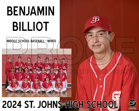 StJSpringTeams24 WEB Middle School Baseball - White Billiot Benjamin_ Team8x10 _ Sportsmate3(1)