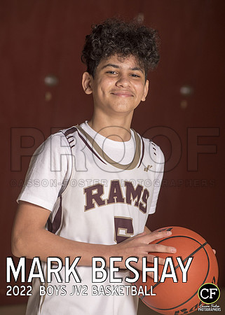 SH Winter Teams 2122 Boys JV2 Basketball Beshay Mark_ Team5x7 _ Individual2(1)