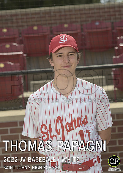 STJSprTeams2122 JV Baseball - White Papagni Thomas_ Team5x7 _ Individual2(1)