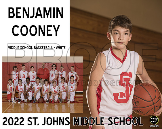 Middle School Basketball - White Cooney Benjamin _ Team8x10 _ Sportsmate3(1)