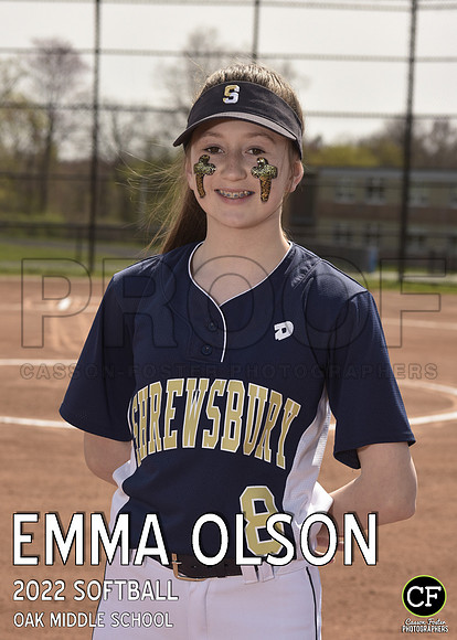 Oak Middle Spring Teams 2122 Softball Olson Emma_ Team5x7 _ Individual2(1)