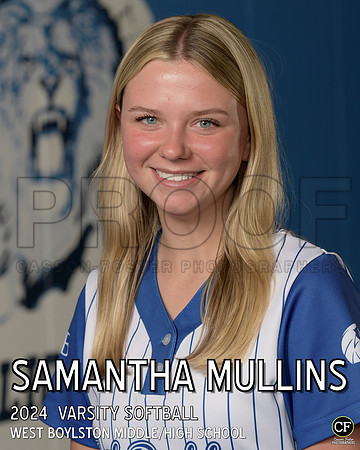 WB Spring Teams 24 Varsity Softball Mullins Samantha_ Team8x10 _ Individual 8x10(1)