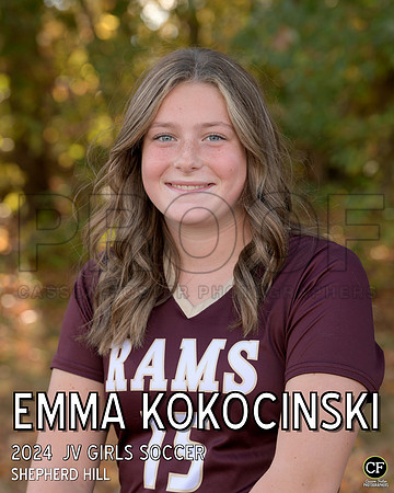 SH Fall Teams 2425 WEB JV Girls Soccer Kokocinski Emma_ Team8x10 _ Individual 8x10(1)