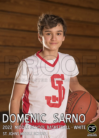 Middle School Basketball - White Sarno Domenic _ Team5x7 _ Individual2(1)