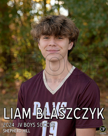 SH Fall Teams 2425 JV Boys Soccer Blaszczyk Liam_ Team8x10 _ Individual 8x10(1)