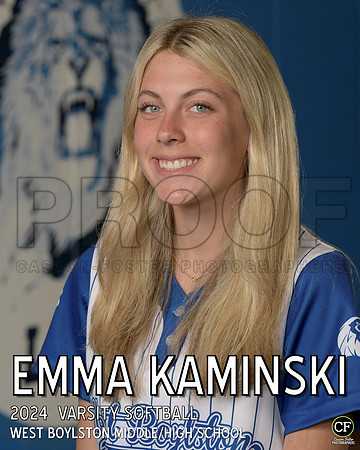 WB Spring Teams 24 Varsity Softball Kaminski Emma_ Team8x10 _ Individual 8x10(1)
