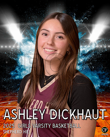 SH WINTER TEAMS 2425 GIRLS VARSITY BASKETBALL Dickhaut Ashley_ Team8x10 _ Individual 8x10(1)