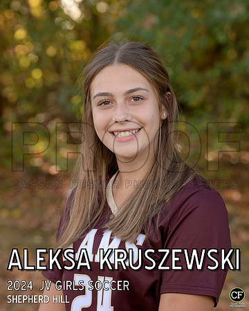 SH Fall Teams 2425 WEB JV Girls Soccer Kruszewski Aleksa_ Team8x10 _ Individual 8x10(1)