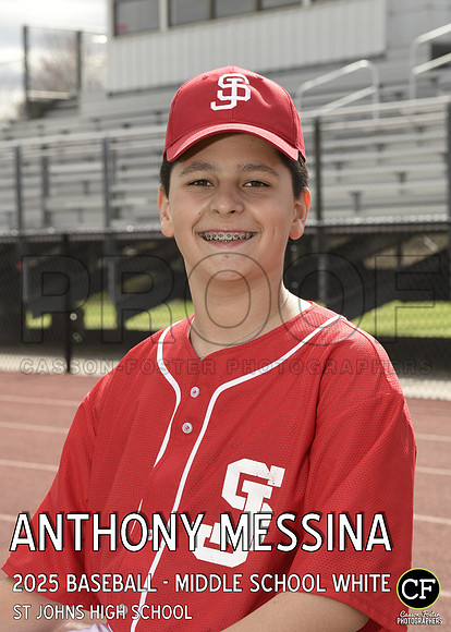 SJSpringTeams25Web Baseball - Middle School White Messina Anthony_ Team5x7 _ Individual2(1).