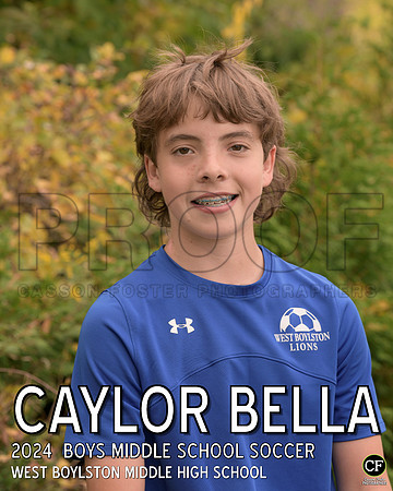 WBFallTeams24 WEB Boys Middle School Soccer Bella Caylor_ Team8x10 _ Individual 8x10(1)