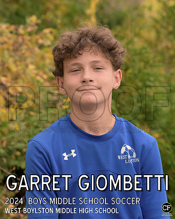 WBFallTeams24 WEB Boys Middle School Soccer Giombetti Garret_ Team8x10 _ Individual 8x10(1)