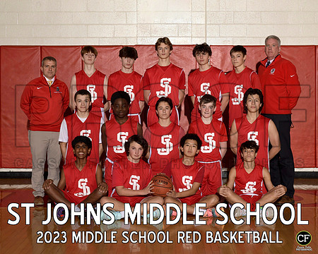 StJohnsMiddle2223 Middle School Red Basketball  _ Team8x10 _ Team3 white text(1)