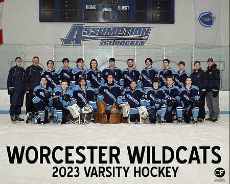 Worcester Wildcats Hockey 2223 Varsity Hockey _ _ Team8x10 _ Team2 black text(1)