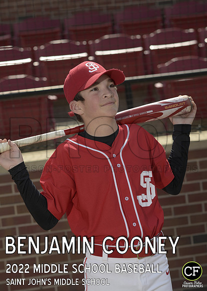 STJ Middle SprTeams2122 Middle School Baseball Cooney Benjamin_ Team5x7 _ Individual2(1)