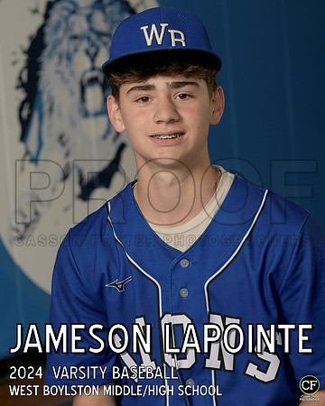 WB Spring Teams 24 Varsity Baseball LaPointe Jameson_ Team8x10 _ Individual 8x10(1)