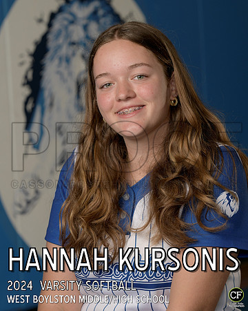 WB Spring Teams 24 Varsity Softball Kursonis Hannah_ Team8x10 _ Individual 8x10(1)