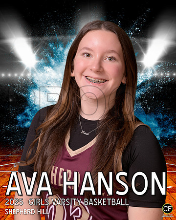 SH WINTER TEAMS 2425 GIRLS VARSITY BASKETBALL Hanson Ava_ Team8x10 _ Individual 8x10(1)
