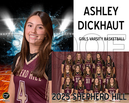 SH WINTER TEAMS 2425 GIRLS VARSITY BASKETBALL Dickhaut Ashley_ Team8x10 _ Sportsmate4(1)