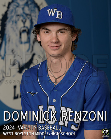 WB Spring Teams 24 Varsity Baseball Renzoni Dominick_ Team8x10 _ Individual 8x10(1)