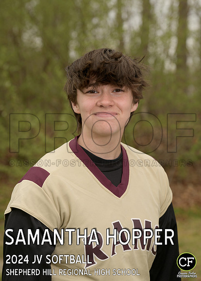 SHSpringTeams24 JV Softball Hopper Samantha_ Team5x7 _ Individual2(1)