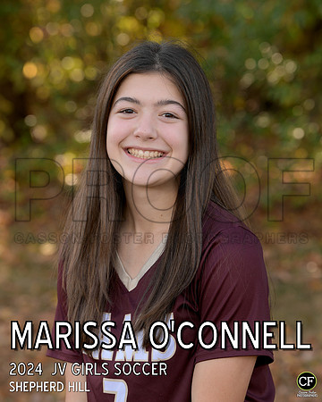 SH Fall Teams 2425 WEB JV Girls Soccer O'Connell Marissa_ Team8x10 _ Individual 8x10(1)
